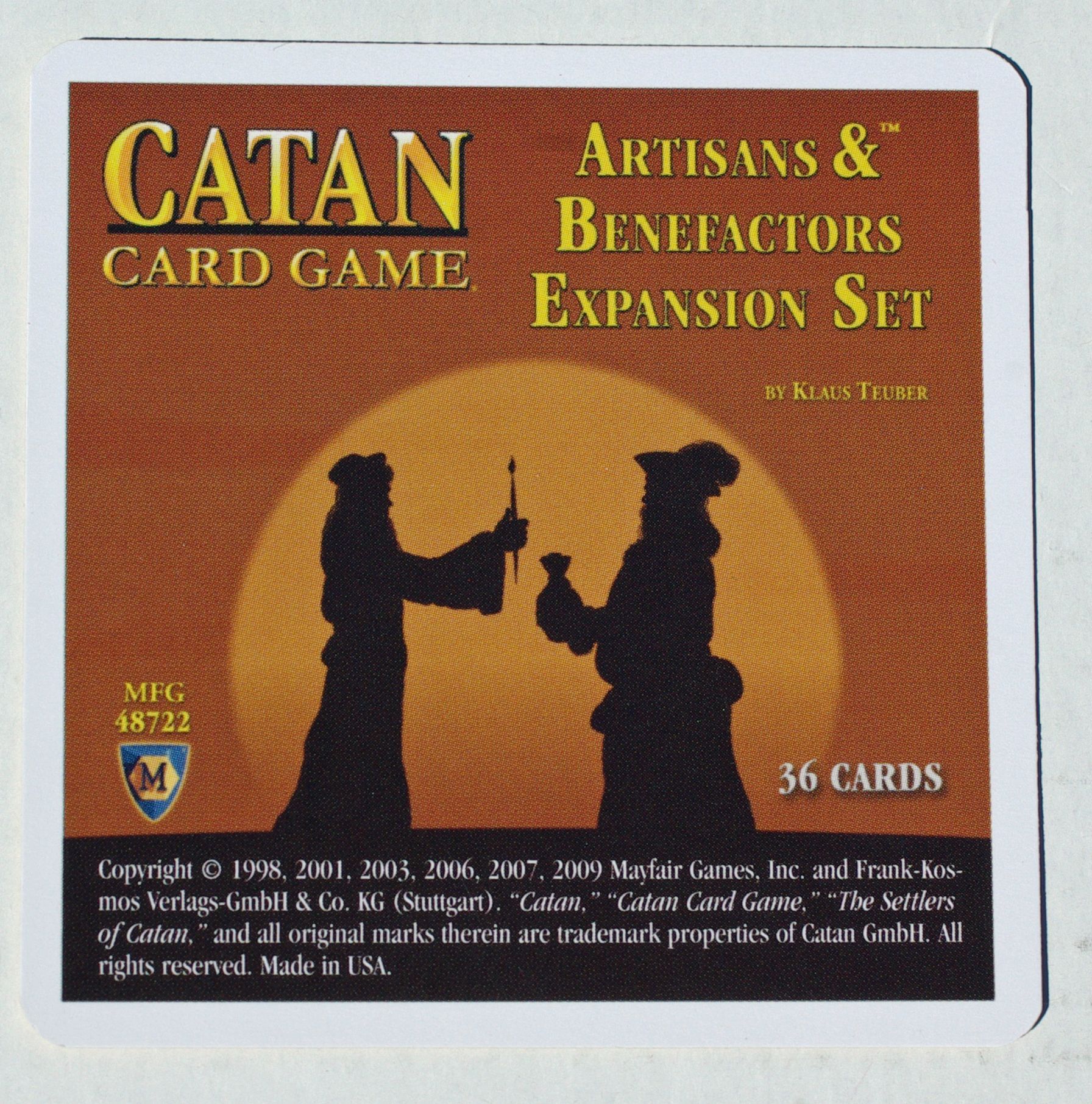 The Settlers of Catan Card Game: Artisans & Benefactors