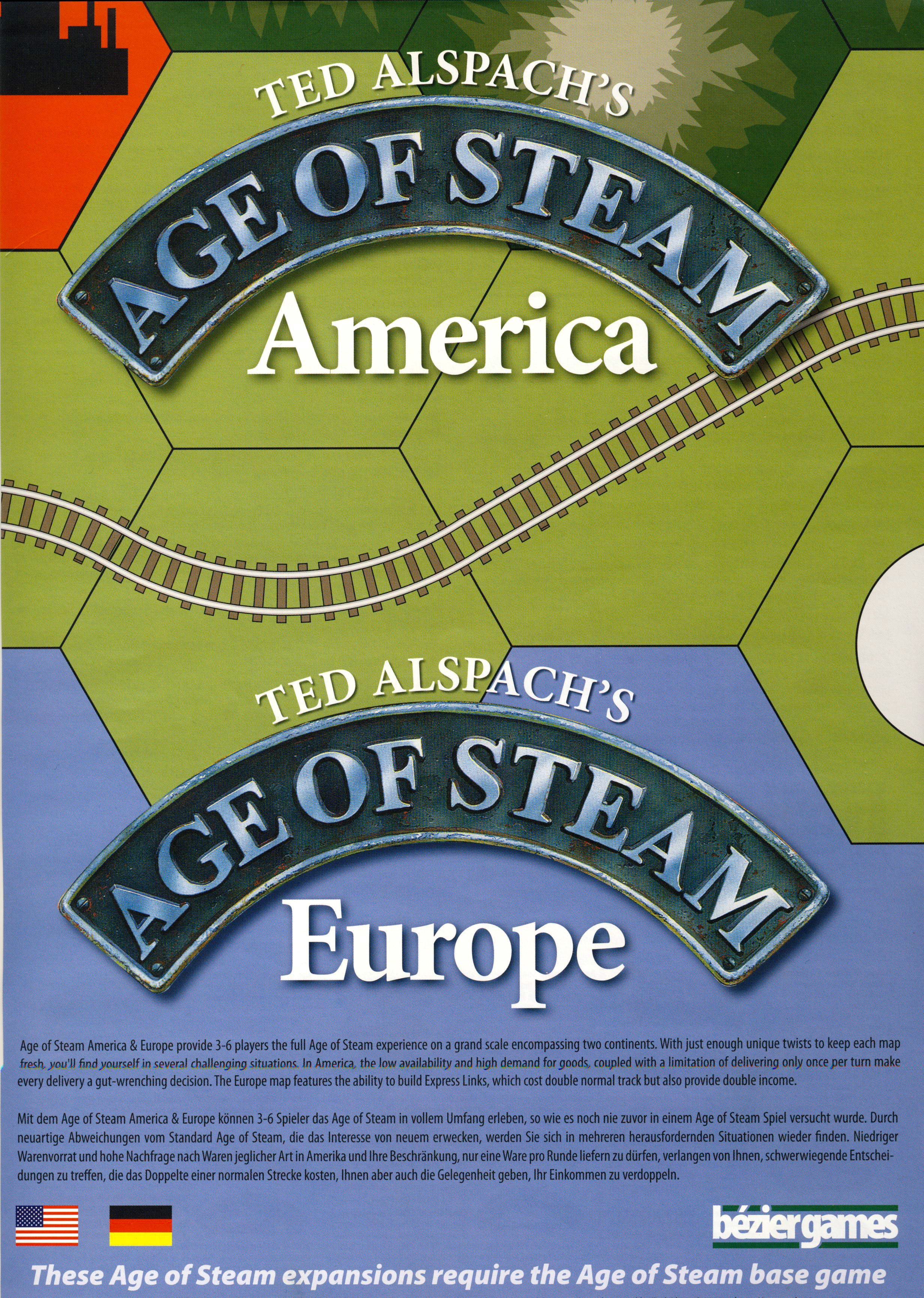 Age of Steam Expansion: America/Europe