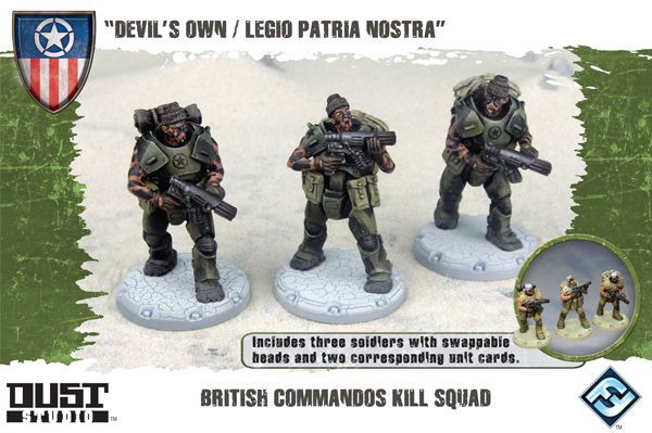 Dust Tactics: British Commandos Kill Squad