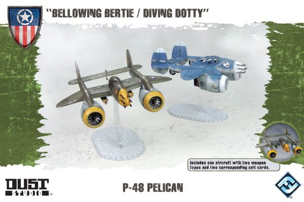 Dust Tactics: Allies - P-48 Pelican (Bellowing Bertie/Diving Dooty)