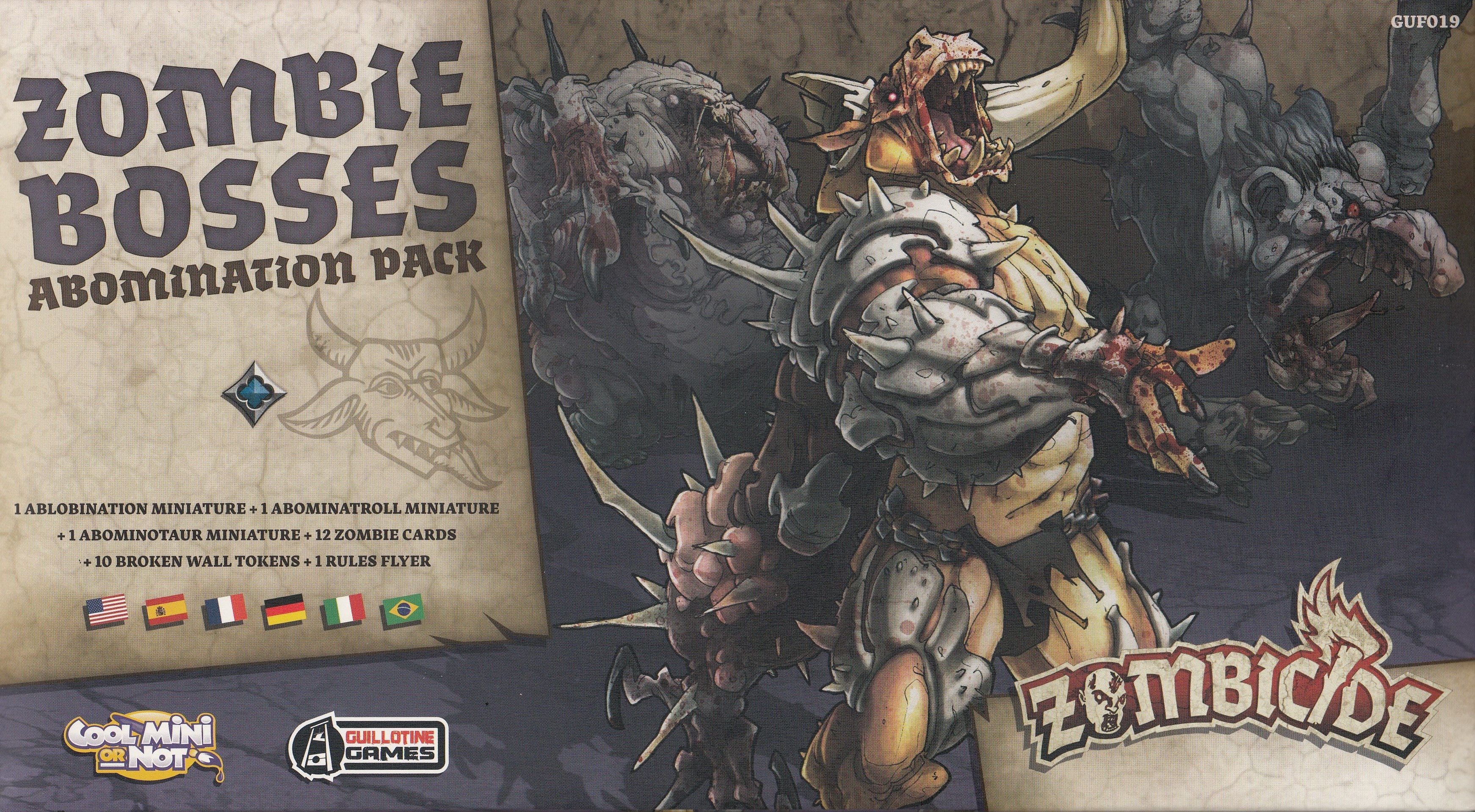 Zombicide: Black Plague - Zombie Bosses Abomination Pack