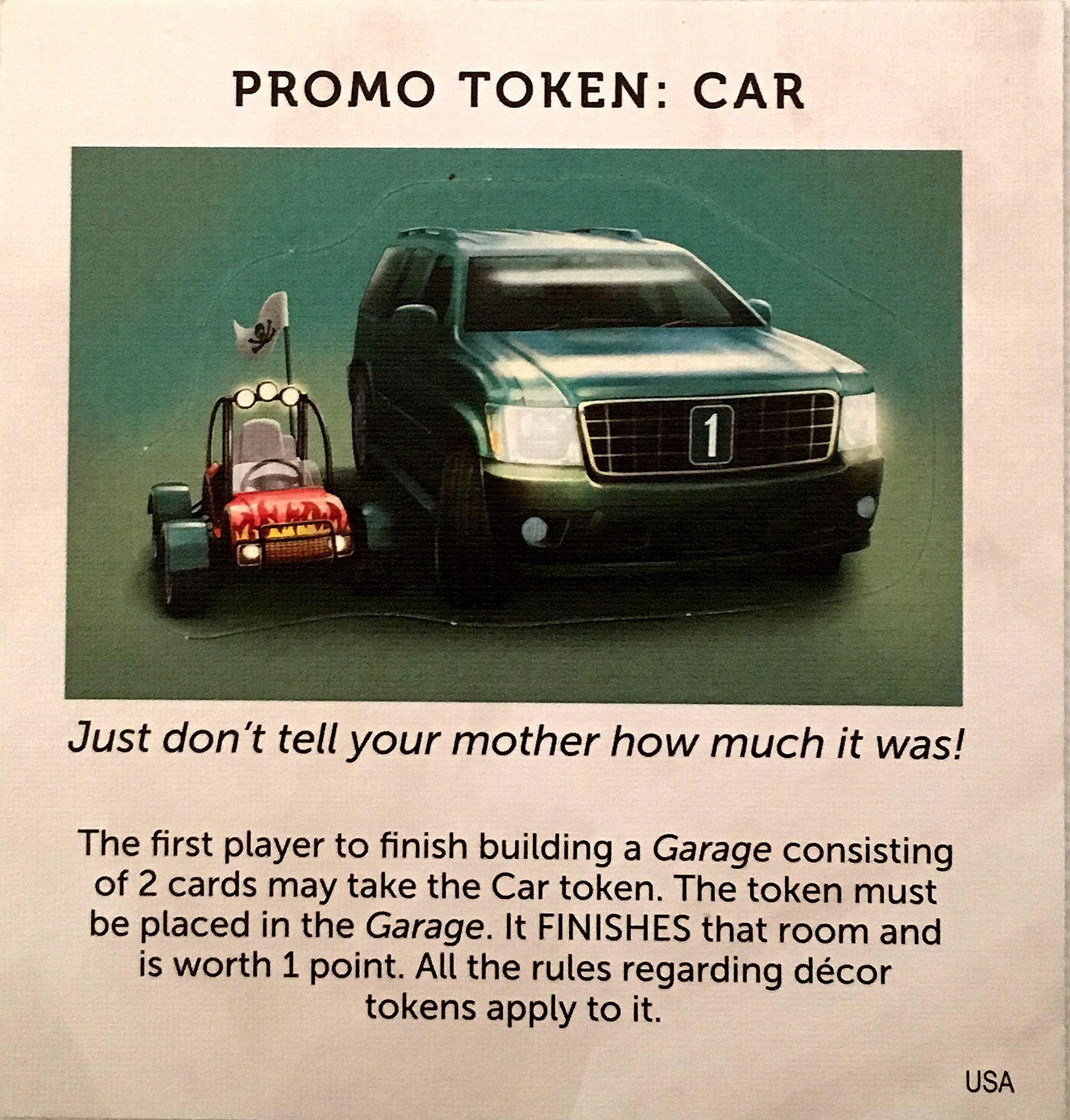 Dream Home: Promo Token – Car