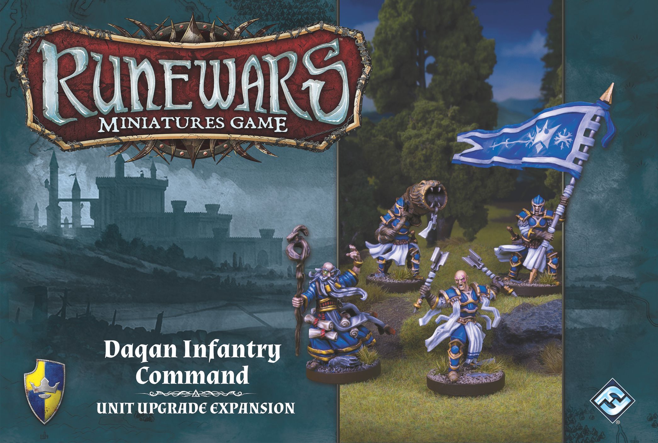 RuneWars: The Miniatures Game - Daqan Infantry Command Unit Expansion