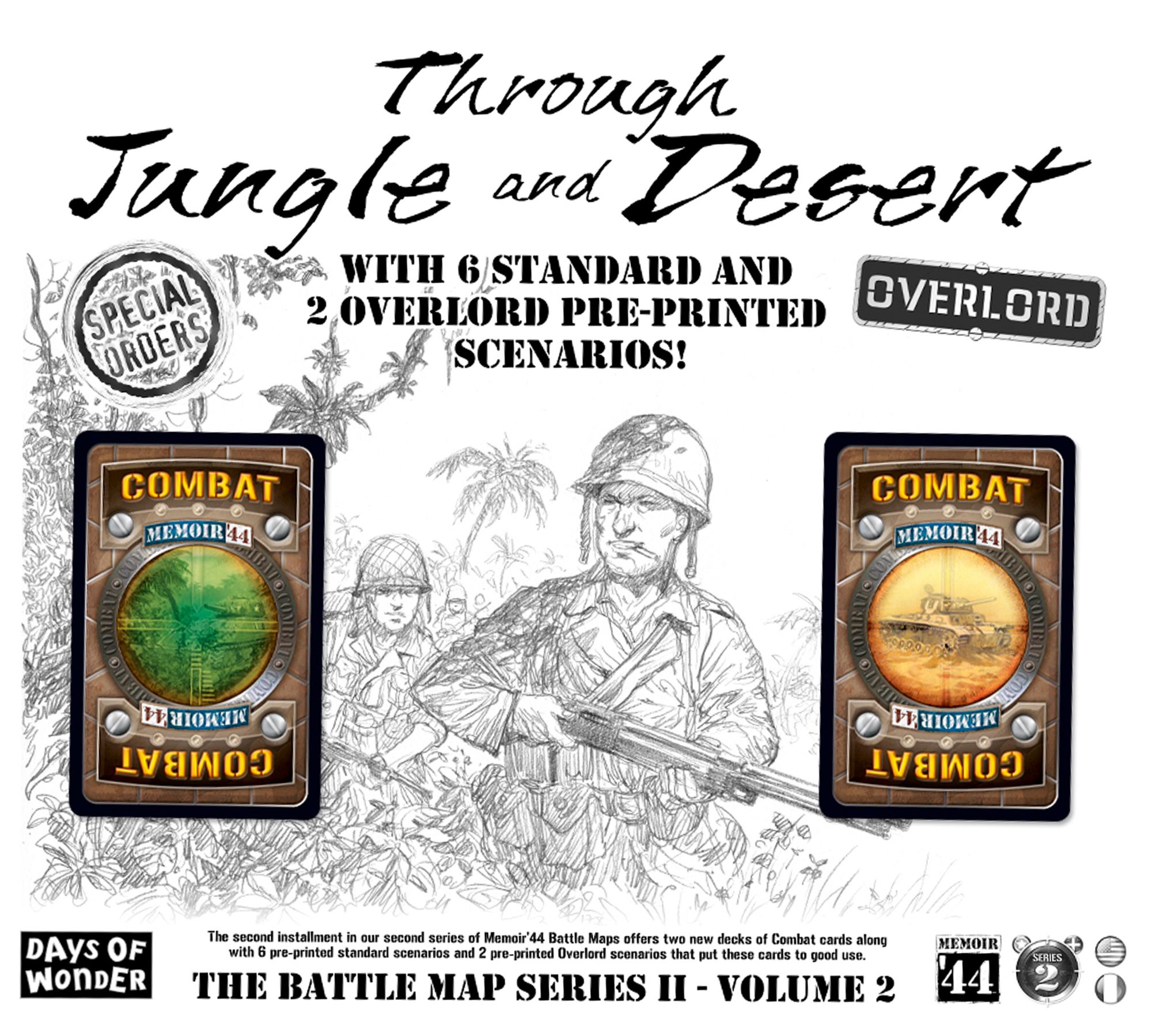 Memoir 44: Through Jungle and Desert Battle Map