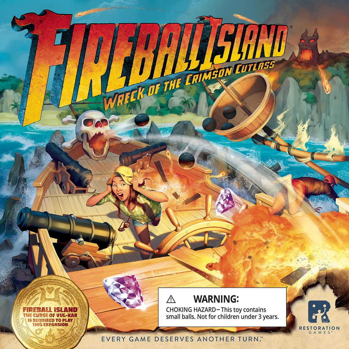 Fireball Island. Обломки "Багрового кортика"