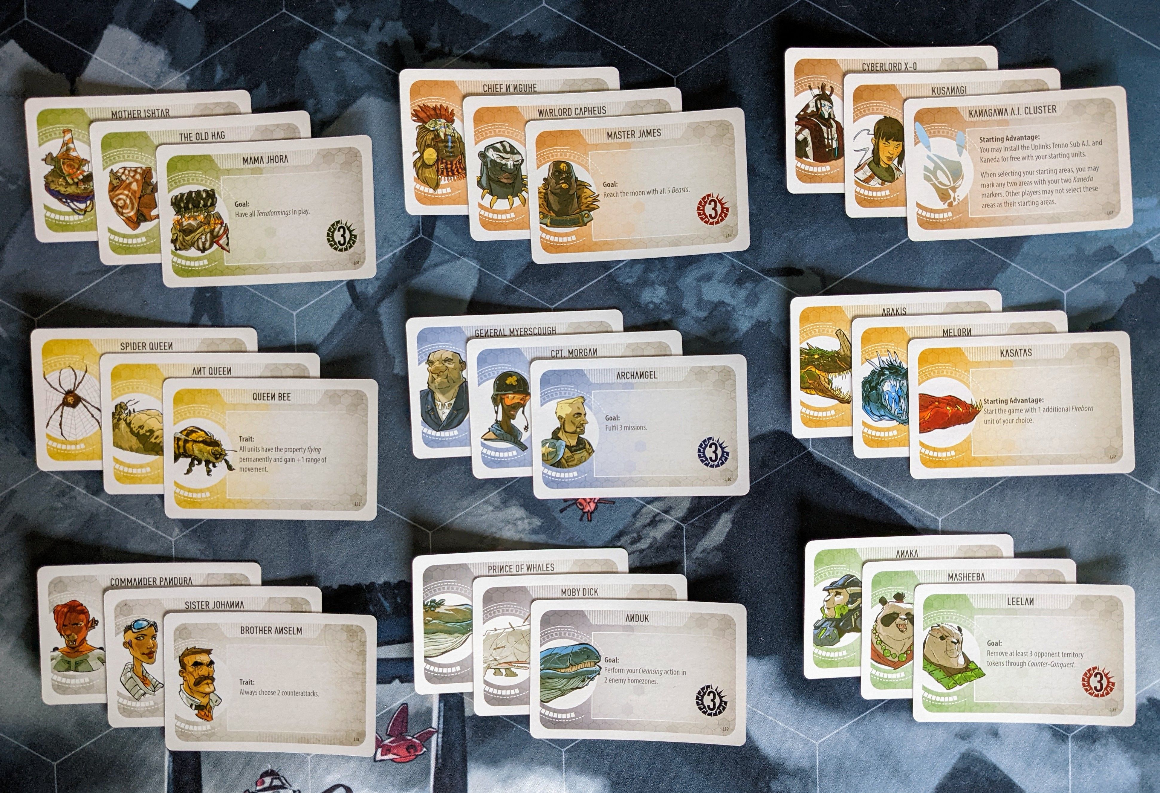 Tsukuyumi: Full Moon Down – Leadership Cards