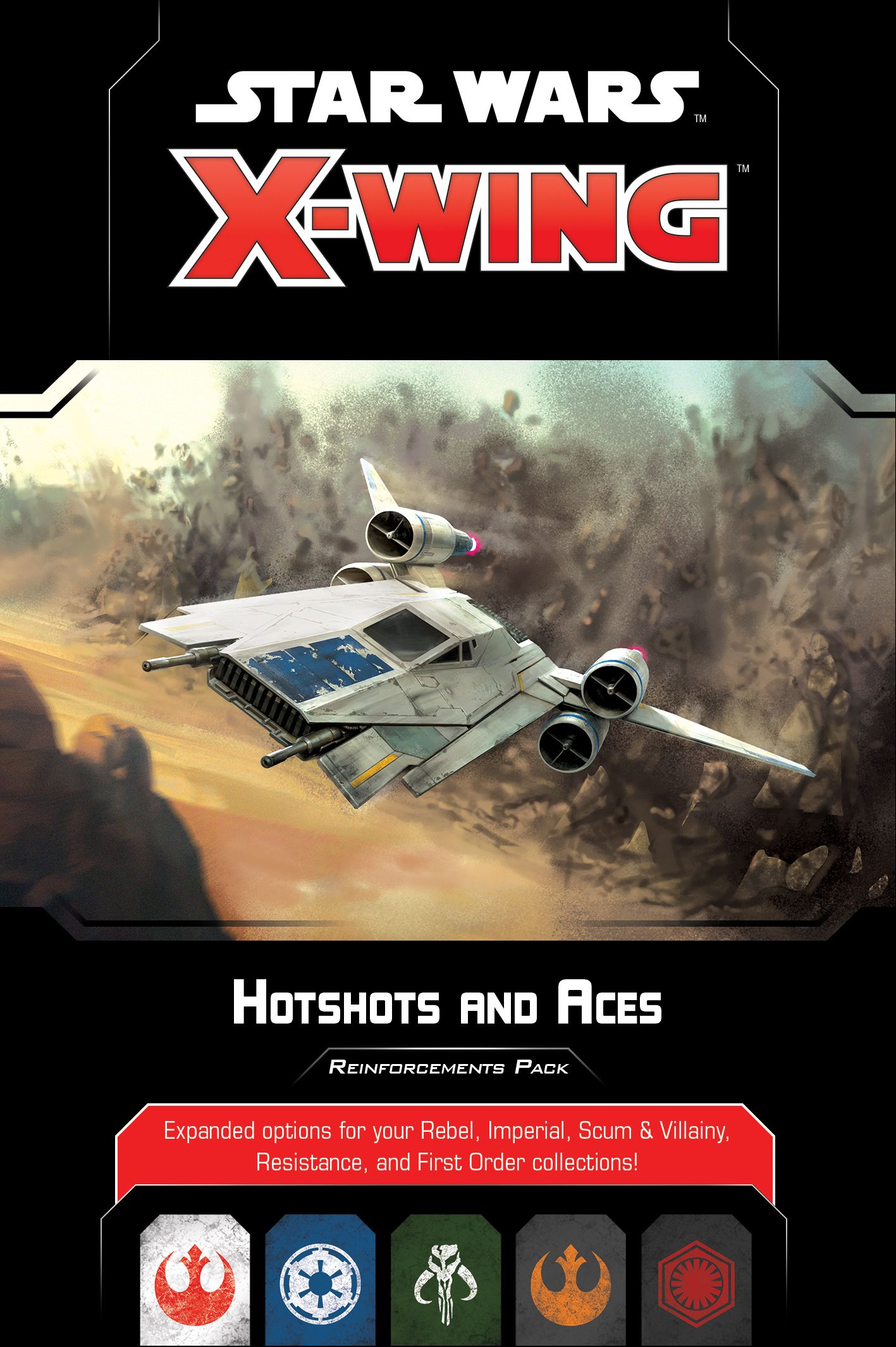 Star Wars: X-Wing Second Edition - Hotshots and Aces Reinforcements Pack