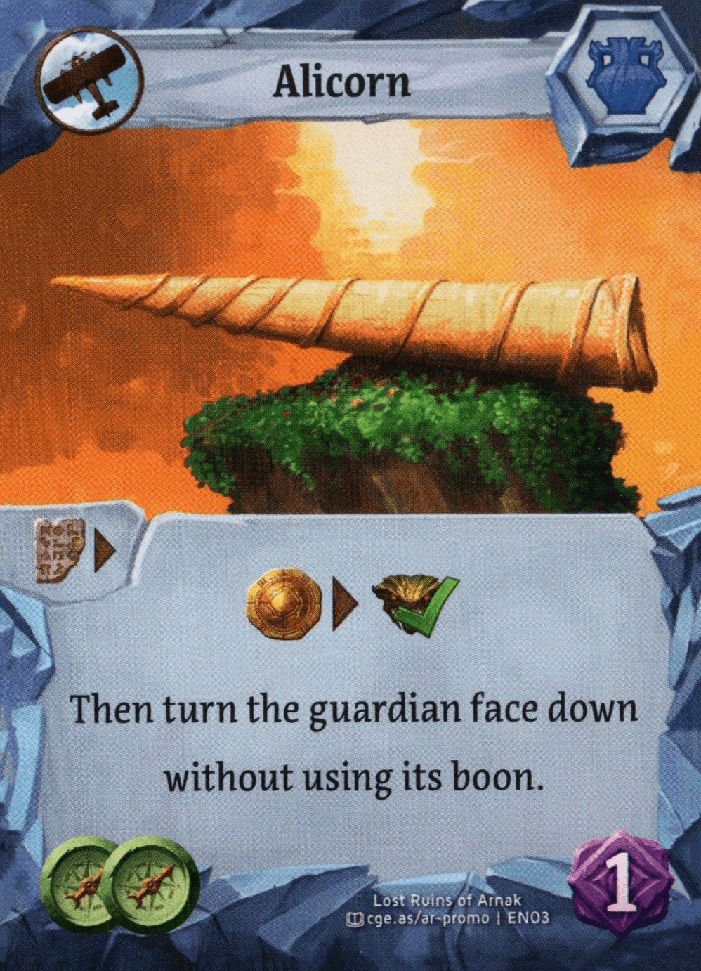 Руины острова Арнак: Промокарта «Аликорн»